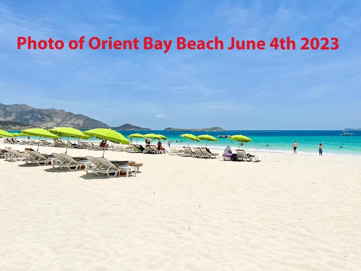 Apartment Top Floor Unit 520 Ft2 - 48 M2 With Stunning Dominant View On Ocean, St Barth, Orient Bay Cul de Sac
